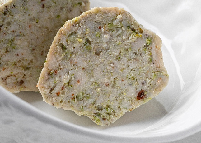Фрикадельки из курицы с брокколи