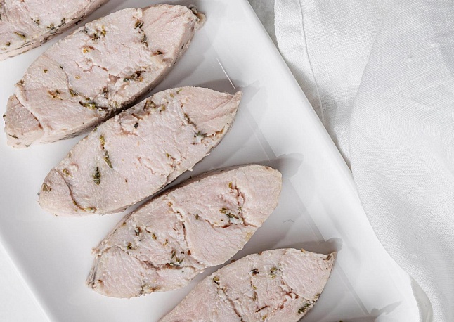 Грудка индейки с итальянскими травами (рубленое мясо)