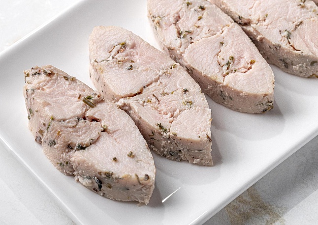 Грудка индейки с итальянскими травами (рубленое мясо)